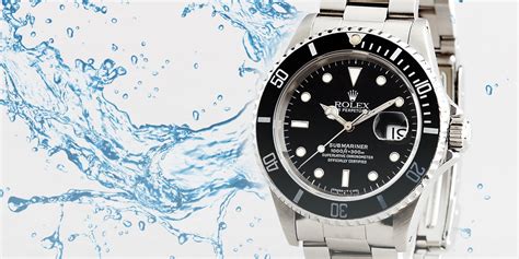 rolex submariner water test|datejust water resistance.